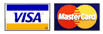We Accept Visa & Mastercard